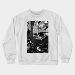 Metal Abstract Sculpture. Sausalito, California Crewneck Sweatshirt